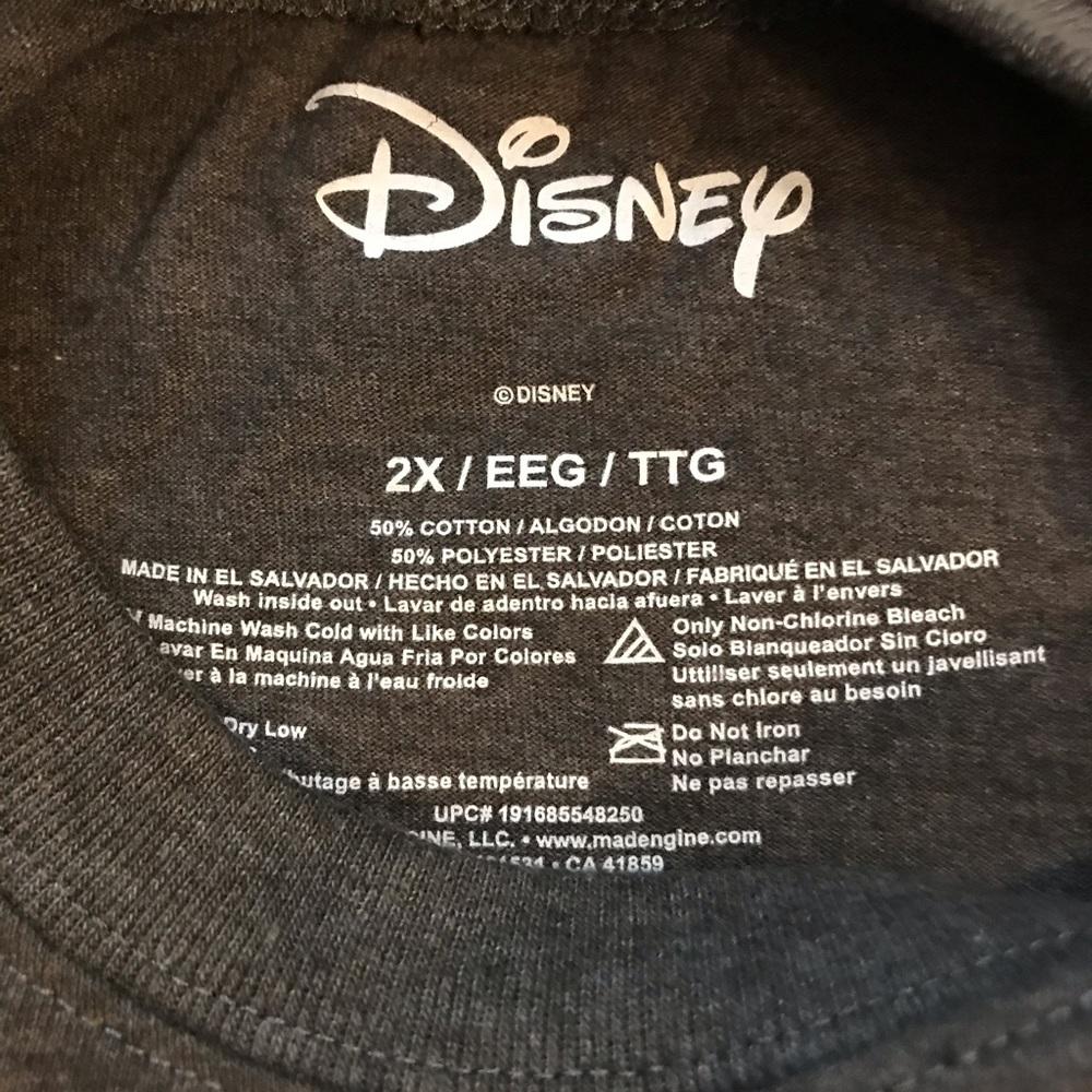2X Minnie Mouse Long Sleeve Crop Top - Picture 4 of 4